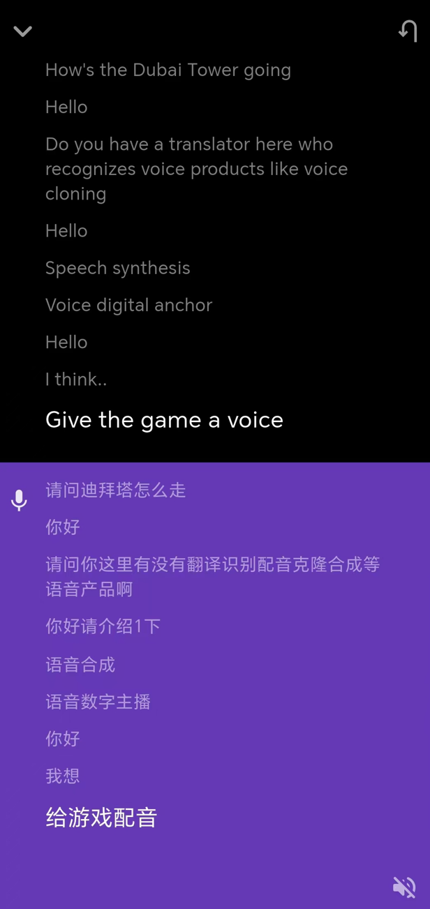 语音转文字功能界面